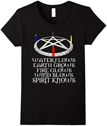 Women's Wiccans Know T-Shirt For Wiccans, Pagans, and Witches Medium Black