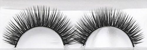 Velour Natural Long False Eyelashes Fake Eye Lashes Set of 3pairs