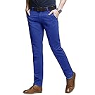 Match Men's Slim Tapered Stretchy Casual Pant (38W x 31L, 8060 Washed blue)