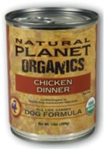 Natural Planet Organics Chicken Dinner Formula Canned Dog Food