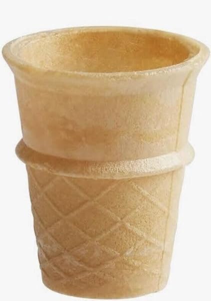 JOY MINI CUPS MINIATURE ICE CREAM CONES FOR KIDS, DESSERTS, CUPCAKE CONES, CAKE POPS 42 COUNT (1 BOX/42 CONES)