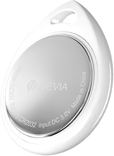 DEVIA D-TRACKER Anti-Lost Device White Silver Tracker