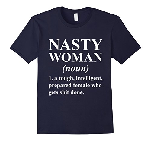 Men's Nasty Woman Definition Shirt XL Navy