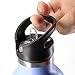 TOPOKO 25 Ounce Double Wall Stainless Steel Water Bottle Vacuum Insulation Bottle Leak Proof Bottle,BPA Free with Straw with Handle Flip Top Spout Lid-Sky Blue