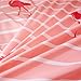 LAMEJOR Duvet Cover Sets Queen Flamingo Pattern Bedding Set Comforter Cover (1 Duvet Cover+2 Pillowcases) Pink