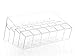 Clear Acrylic Trapezoid 24 Lattices Lipsticks 14.59.57.3cm Cosmetic Perfume Organizer Display Holder Storage Shelf