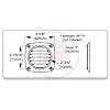 Abs-Plastic-Black-Louvered-Round-Thru-vent-for-Boat-Caravan-Rv-Five-Oceans