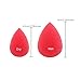 CAETLE® Beauty Flawless Wedding Water Drop Makeup Blender Comestic Sponge Puff Red