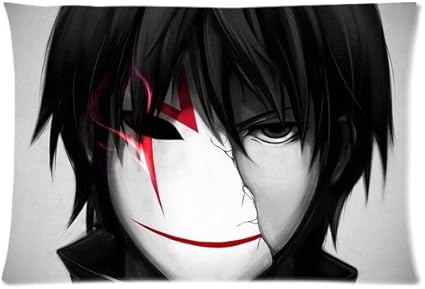 Cool Anime Boy Darker Than Black Custom Pillow Cases Pillow Covers Pillowslip Best Bed Sheets Pillow Case Standard Size 20x26 Inch Amazon Co Uk Kitchen Home