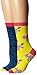 Betsey Johnson Women's Snakes and Roses Crew-Sock Gift Box