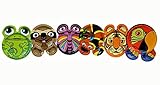 Hefty Zoo Plates-20 ct, 7.375 inch (Pack of 2) (Discontinued by Manufacturer)