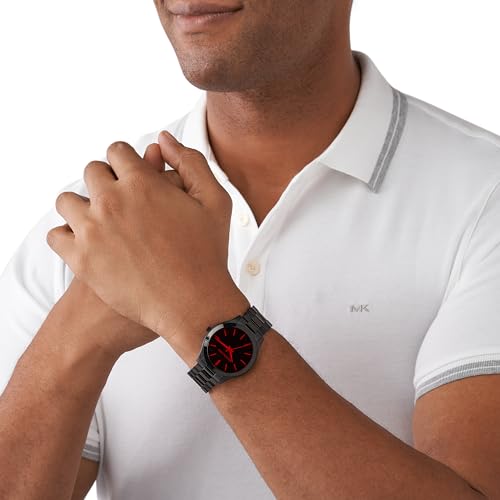 Michael Kors Oversized Slim Runway Men's Watch, Stainless Steel Watch for Men