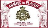 Zulu War 1879 24th Foot Soldiers (18) 1/32 Armies in Plastic