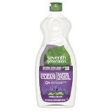 Seventh Generation Dish Liquid Soap, Lavender & Lime Scent, 25 oz, Pack of 6 (Packaging May Vary)