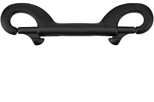 Stainless Steel Double Ended Clip Hook Bolt Snap Scuba Diving Buckle, Great Fastener for BCD, Weight Bearing Belt, or Other D