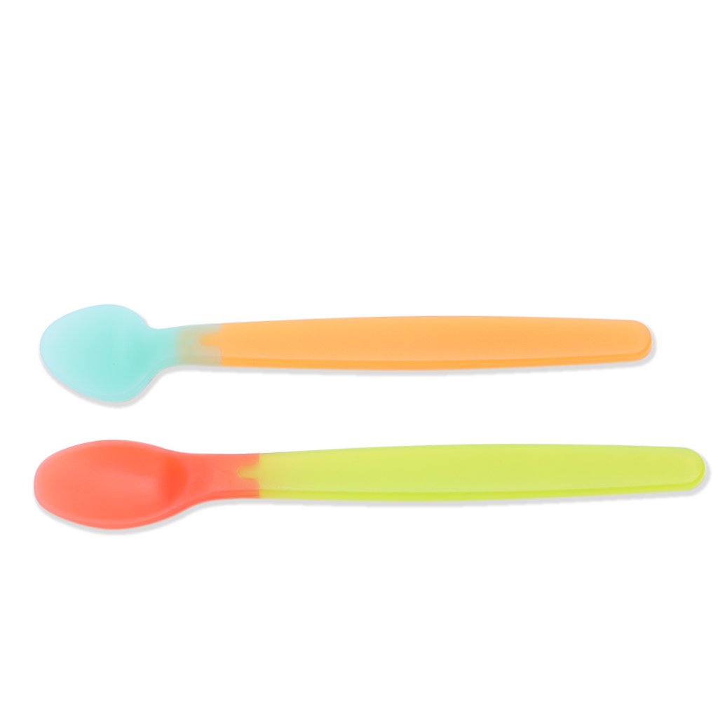 1 Manyo Cuillere Bebe Chaleur Decoloration Cuillere De Securite Pour Bebe Set Couverts En Silicone Souple 2pcs Le Repas De Bebe Bebe Puericulture Lawawarenesssociety In