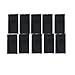 Uxcell a11011200ux0303 Black Stretchy Finger Sleeve Protector (Pack of 10)