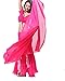 ZLTdream Women's Belly Dance Chiffon Scarf Rose
