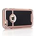 iPhone 7 Case (Rose Gold) Shock Drop Protection True Fit Shock Absorbing Hybrid Cover PC+TPU