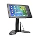 Dual Kiosk Stand – CTA Security Kiosk Stand with Locking Case and 360-Degree Rotating Base – Compatible with iPad 5th & 6th Gen, Pro 9.7-Inch, Air - Black (PAD-ASKB)