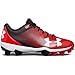 Under Armour Boys' Leadoff Low RM Jr., Black (061)/Red, 4
