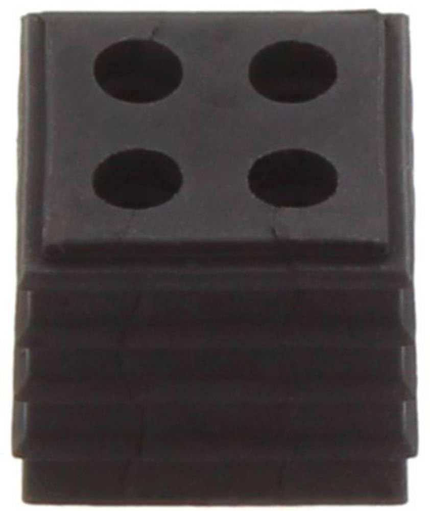 Vintage Knurled Edge Conta Clip 28672.4 Cable System Kdsclick Sealed KDS de 4x5 BK, Mounting Type: Union (Length x Width: 20 mm, 3 Maximum Cable Diameter: 5 mm, IP66, Color: Black, Pack of 10)