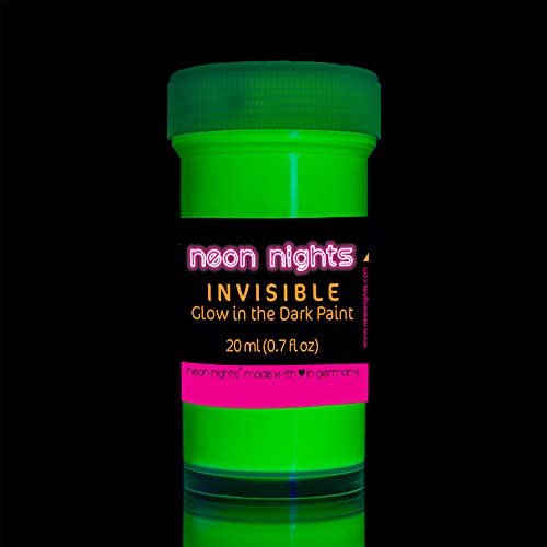 'Invisible' Wall and Canvas Paints by neon nights 4 Invisible UV Glow