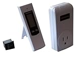 LINE VOLT THERMOSTAT PROGRAMABLE PLUG IN WITH REMOTE CONTROL 110 V WITH SWITCH