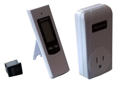 LINE VOLT THERMOSTAT PROGRAMABLE PLUG IN WITH REMOTE CONTROL 110 V WITH SWITCH