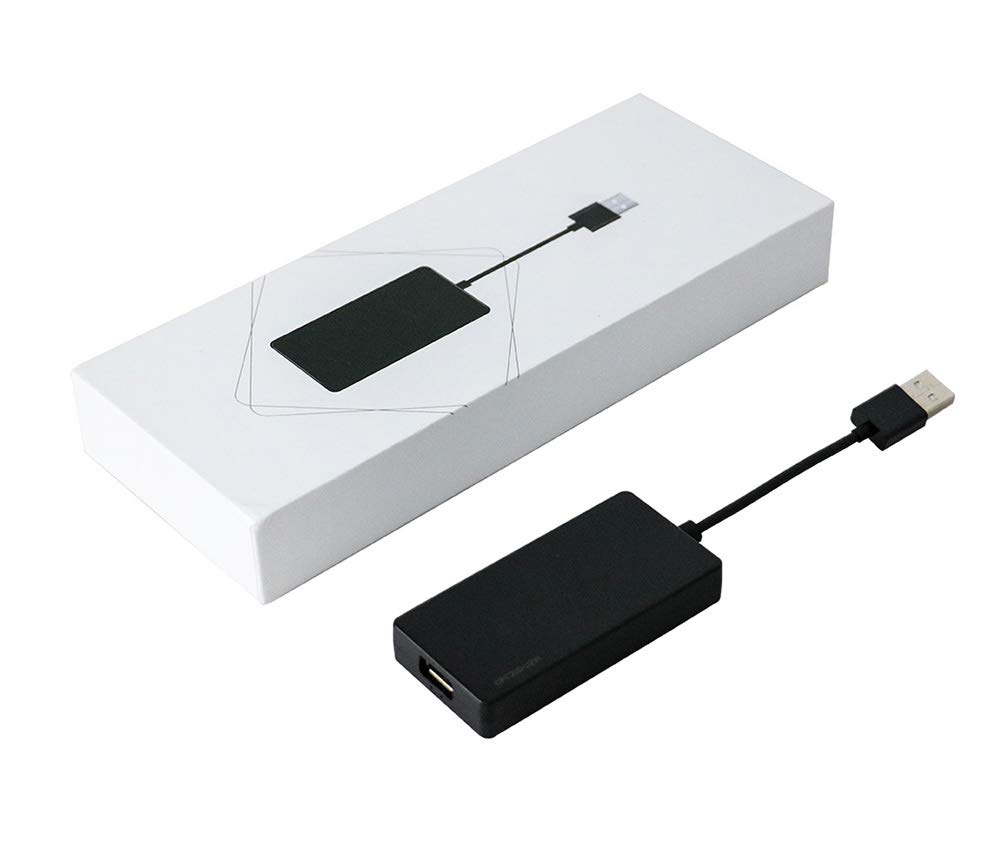 SXAUTO Carplay Dongle Wireless for Android Autoradio - apk Installed on car get Screen Carplay | Support for iOS Phone/Android Systems USB Connector - Black