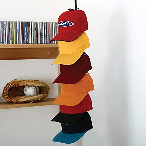 Perfect Curve Cap Rack36 System Hat Rack for Baseball Caps Over
