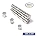 Refrigerator Magnets,35PCS Premium Brushed Nickel Round Magnets, Fridge Magnets,Office Magnets by ETO MAGNETIC – 8 X 3 mm magnets