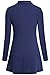 Ouncuty Women Night Out Wear,Women Blouses for Work Plus Size Business Shirts for Office Womens Tunics to Wear with Leggings Decorative Button Tunic Top Warm Sweatshirts,Blue XL