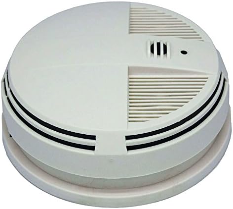 Battery Powered Infrared WiFi Smoke Detector Camera Recorder DVR Bottom View