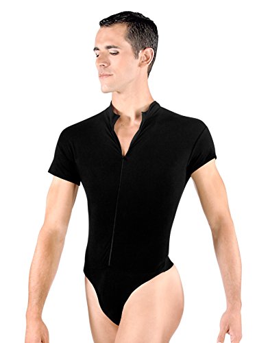 Mens"Condor" Zip Front Leotard with Built-In Dance Belt WM122