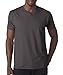 Hanes Men's Cotton Nano V-Neck T-Shirt,Vintage Black,XL