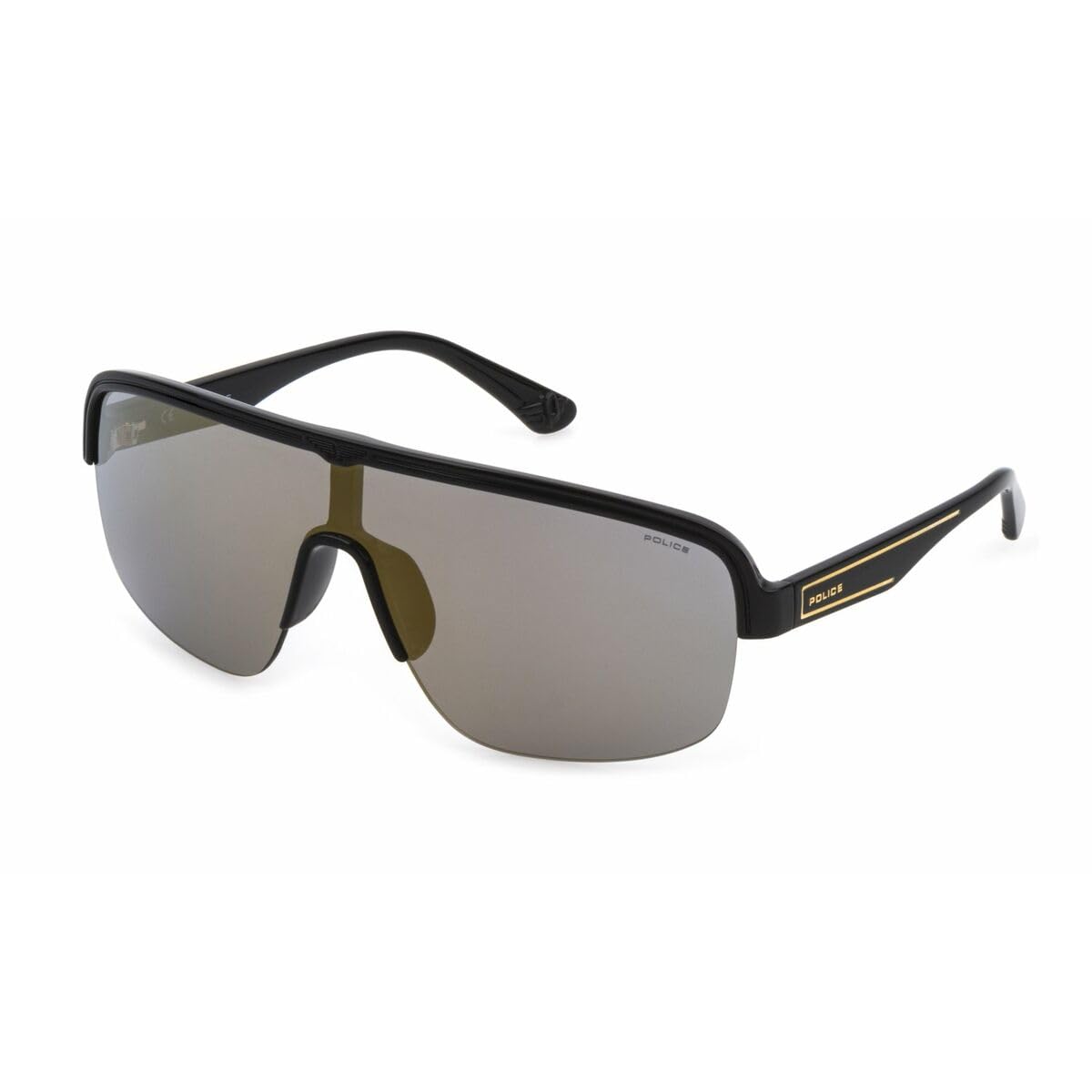 Police SPLB47 Z42G Sunglasses Unisex Injected, Standard, 1