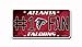 Rico Industries NFL #1 Fan Metal License Plate Tag, Atlanta Falcons