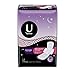U by Kotex Security Ultra Thin Feminine Pads with Wings, Overnight, Unscented, 14 Count