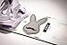 Snowboard Stomp Pad: Bunny Mustache - Add Traction to your off foot with this Ultra Lightweight, Super Grip, Durable, Anti-Slip Pad! …