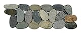 Sliced Bali Ocean Pebble Tile Border 1 piece