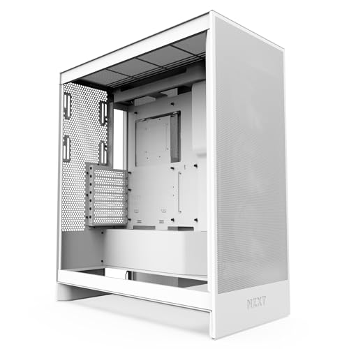 NZXT H7 Flow - Mid-Tower ATX Airflow PC-Gehäuse - Weiß