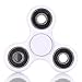 (2 Pack) KAMII Tri Fidget Hand Spinner - Fidget Work Ultra Fast Bearing Good for ADHD EDC Focus Toy for Killing Time (Black & White)