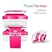 Wireless Bluetooth Headphones for Kids Boys Girls Over Ear,Built-in Mic,Stereo Sound ,3.5mm Audio Jack Cable for Pc Tablet Cellphone(Pink)