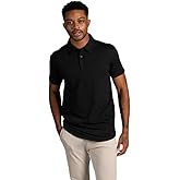 BYLT Men's Drop-Cut Polo – Collared Casual Shirt for Men – Soft Polyester, Cotton, and Spandex Blend – Wrinkle Resistant