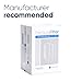 BLUEAIR Classic Replacement Filter, 500/600 Series Genuine SmokeStop Filter, Odor Removal Classic 501, 503, 510, 550E, 555EB, 601, 603, 650E, 505, 605