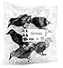 Cornucopia Brands 4in Black Crows (6-Pack); Imitation Artificial Birds/Ravens for Halloween Decorations, Haunted House & Fall Seasonal Displays