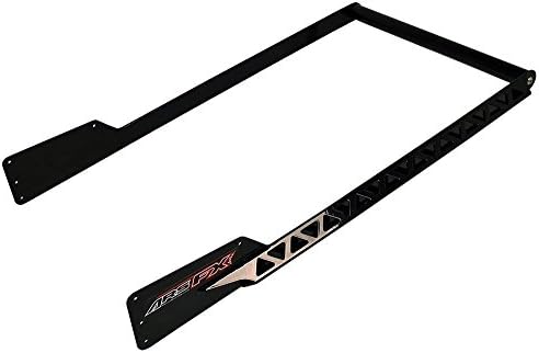 Zbroz Racing K40-0821-0-BK Rear Bumper - 165in. - Black