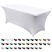 ABCCANOPY 30+ Colors Spandex Table Cover 6 ft. Fitted Polyester Tablecloth Stretch Spandex Tablecover-Table Toppers