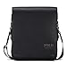 VICUNA POLO PU Leather Men Messenger Bag Cross Body Bag Shoulder Bag For Men(large, black)